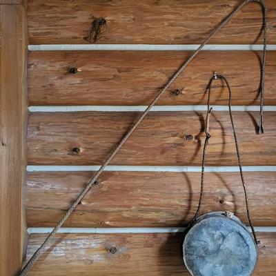 Western Tin Drum Canteen and Whip