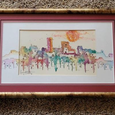 Laura M. Batt Original Watercolor Painting