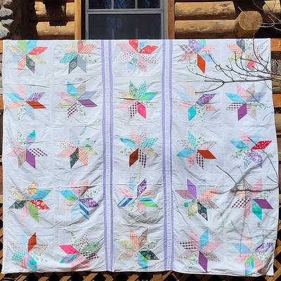Six Point Star Summer Quilt
