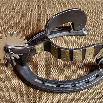 Spur and Horseshoe Door Knocker