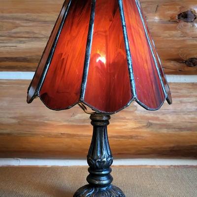 Slag Glass Lamp