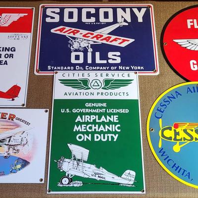 Ande Rooney Porcelain Enameled Advertising Signs