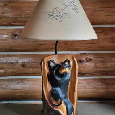 Big Sky Carvers Bear Lamp