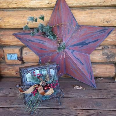 Rustic Metal Christmas Cheer