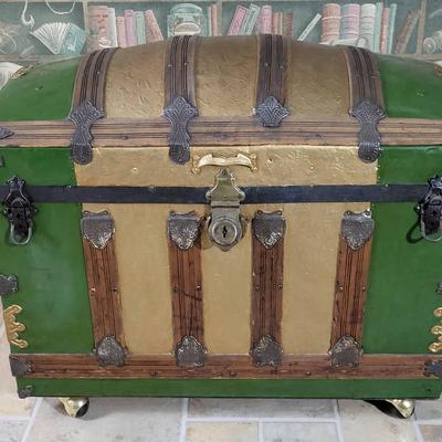 Antique Steamer Trunk