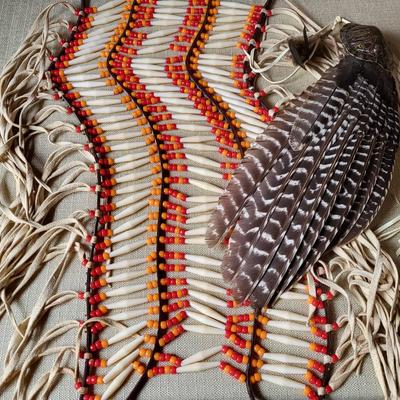 Native American Breastplate and Turtle Shell