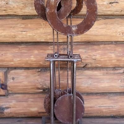 Kinetic Iron Sculpture