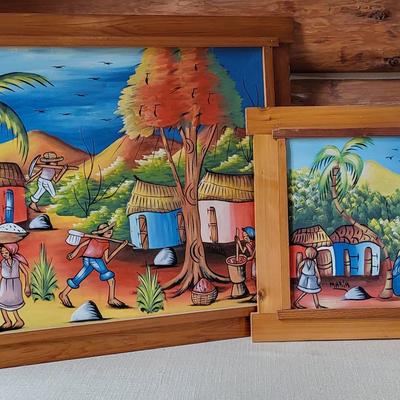 Original Haitian Paintings By Maria #1