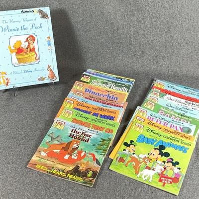 Paperback Disney Stories And Hard Cover Nursery Rhymes Of Winnie The Pooh