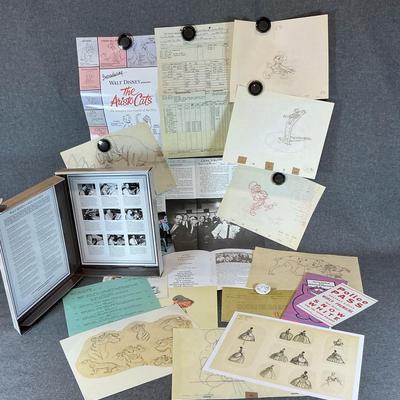 Walt Disney’s  Nine Old Men Box and Other Assorted Disney Memorabilia