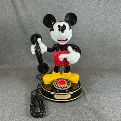 Vintage Mickey Mouse Animated Talking Telephone By TeleMania