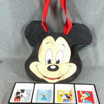 Mickey Mouse Serving Piece And Tote Bag