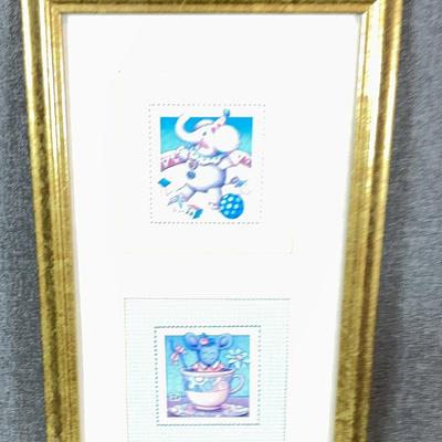 Mary Engelbreit Print In Blues