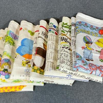 1970s Tea Towel Calendars 