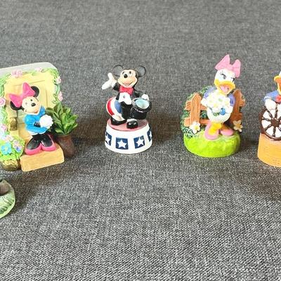 Collectible Disney Lenox Porcelain Mickey Mouse And Friends Figurines