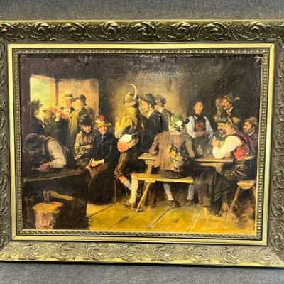 Reproduction Of A Defregger Painting