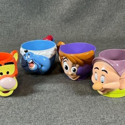 Disney Characters Plastic Mugs