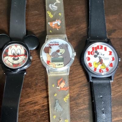 3 Disney Themed Watches
