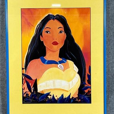 Print Of A Portrait Of Pocahontas By Eric Robison