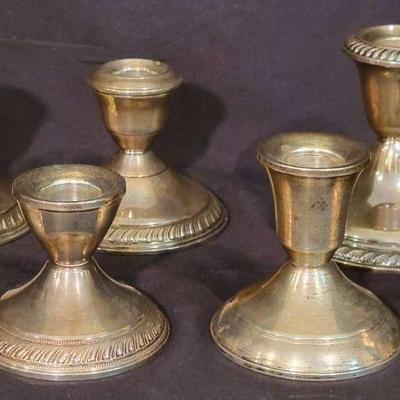 Sterling Candle Stick Holders