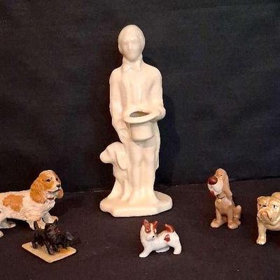 Vintage Haeger Statue Vase 