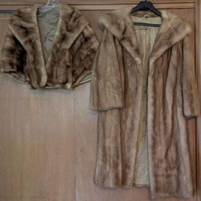 Mink Coat & Mink Stole