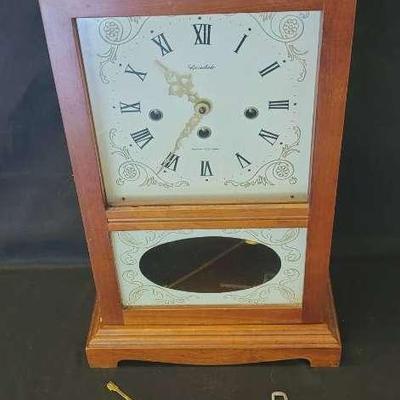 Mid Century Herschede Westminster Mantel Clock