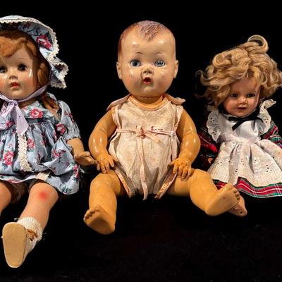 Vintage Dolls Including Shirley Temple