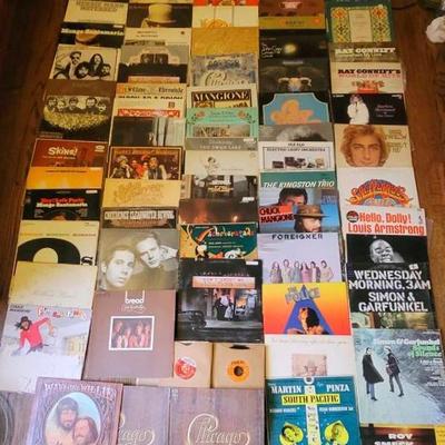 Lot #1 of Vinyl Records