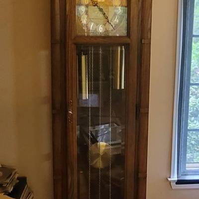 Tall Antique Howard Miller Grandfather Clock