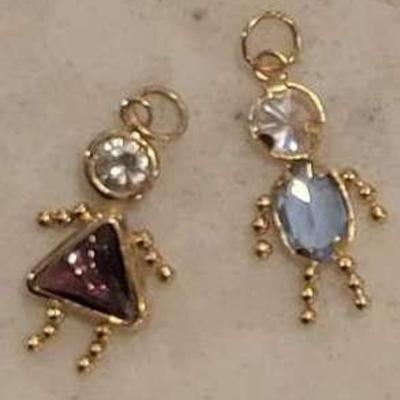 10K Birthstone Charms