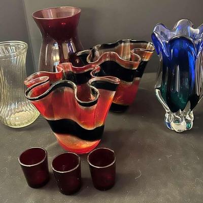 Art Glass Lot Including Venetian Glass