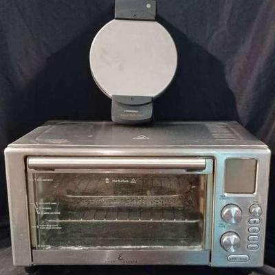 Emeril Lagasse Toaster Oven, A Black & Decker Belgian Waffle Maker