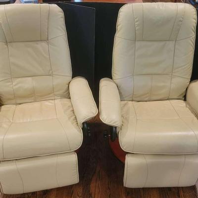Leather-Like Reclining Chairs
