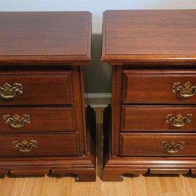 American Drew Furniture Matching Nightstands 