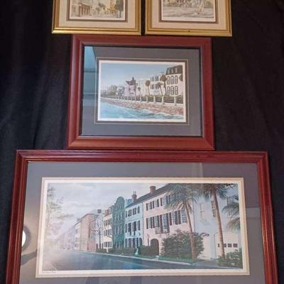 Charleston Framed & Matted Prints