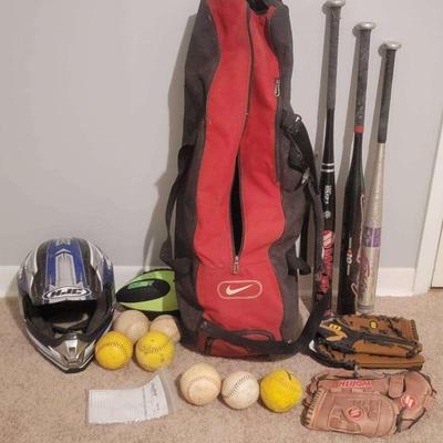 HJC Helmet And Baseball Gear 