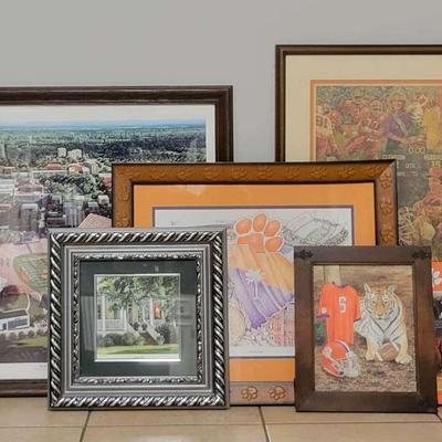 Clemson Tigers Art Pieces And Prints Collection