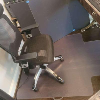 Office Chair And Floor Mat