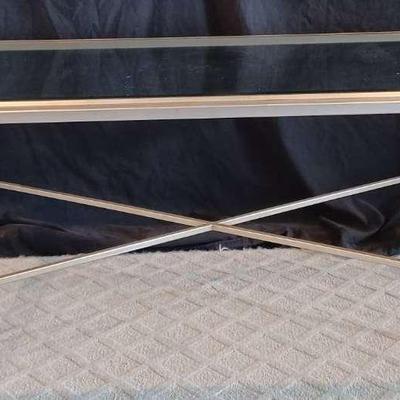 Ethan Allen Heron Glass Coffee Table