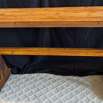 Solid Wood Farmhouse Style Console Table