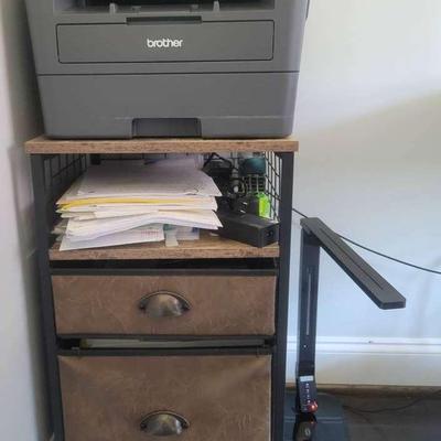 Brother Printer With Stand And Office Light