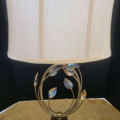 Metal And Glass Lamp