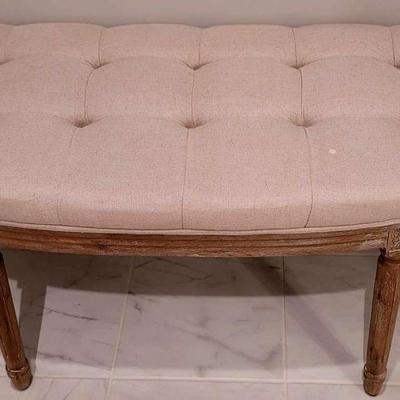 Half Moon French Vintage Bench