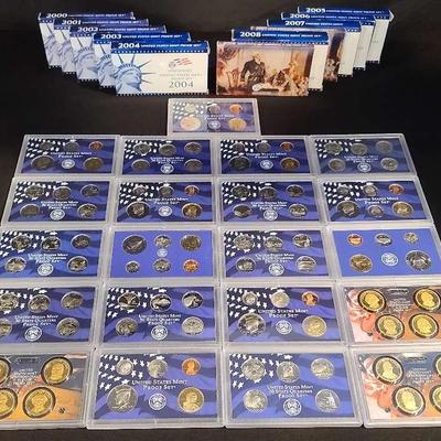 United States Mint Proof Sets 2000 - 2009