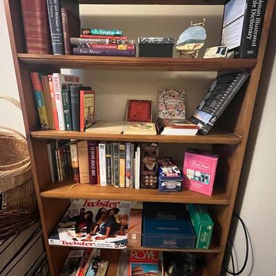 Cabinet With Books And Games 