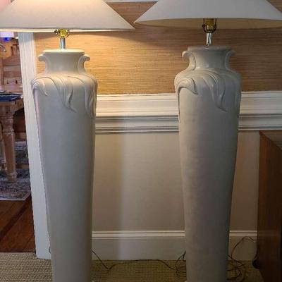 Pair Of Ceramic Floor Lamps