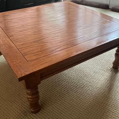 Square Wooden Table 
