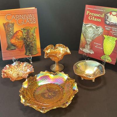 Carnival Glass Pieces