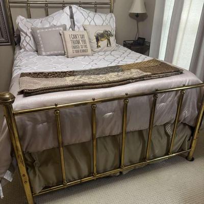 Queen Brass Bed
